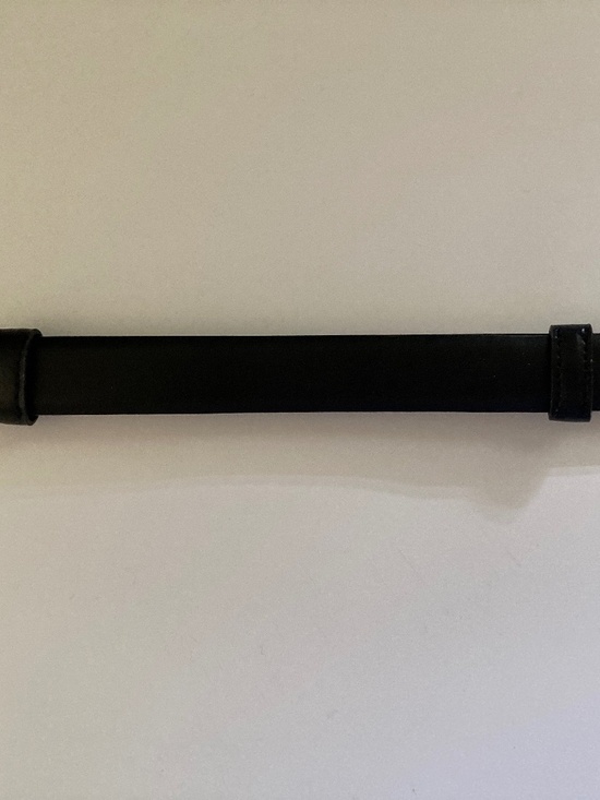Jessica Simpson Women\'s Black Genuine Leather Belt/Silver Tone Buckle/L/XL/NEW!